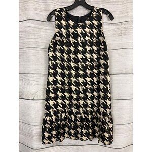 J.Crew Flounce Silk Dress in Wolfstooth Size 4